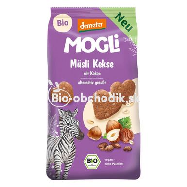 BIO kakaové müsli sušienky 125 Mogli