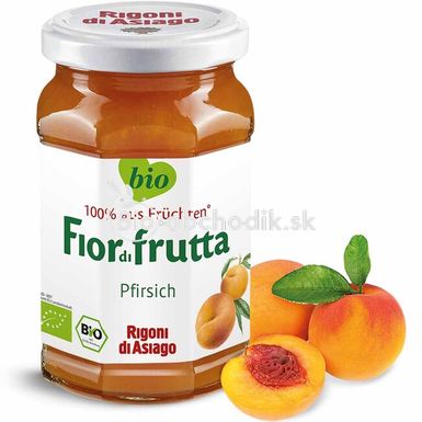 Broskyňový DŽEM BIO 250g FIOR DE FRUTTA